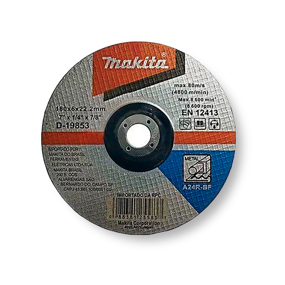 Disco de Desbaste 7" x 7/8" - Makita