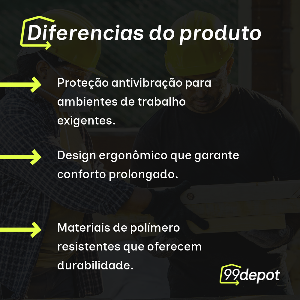 Óculos de Segurança Delta Antivibração
