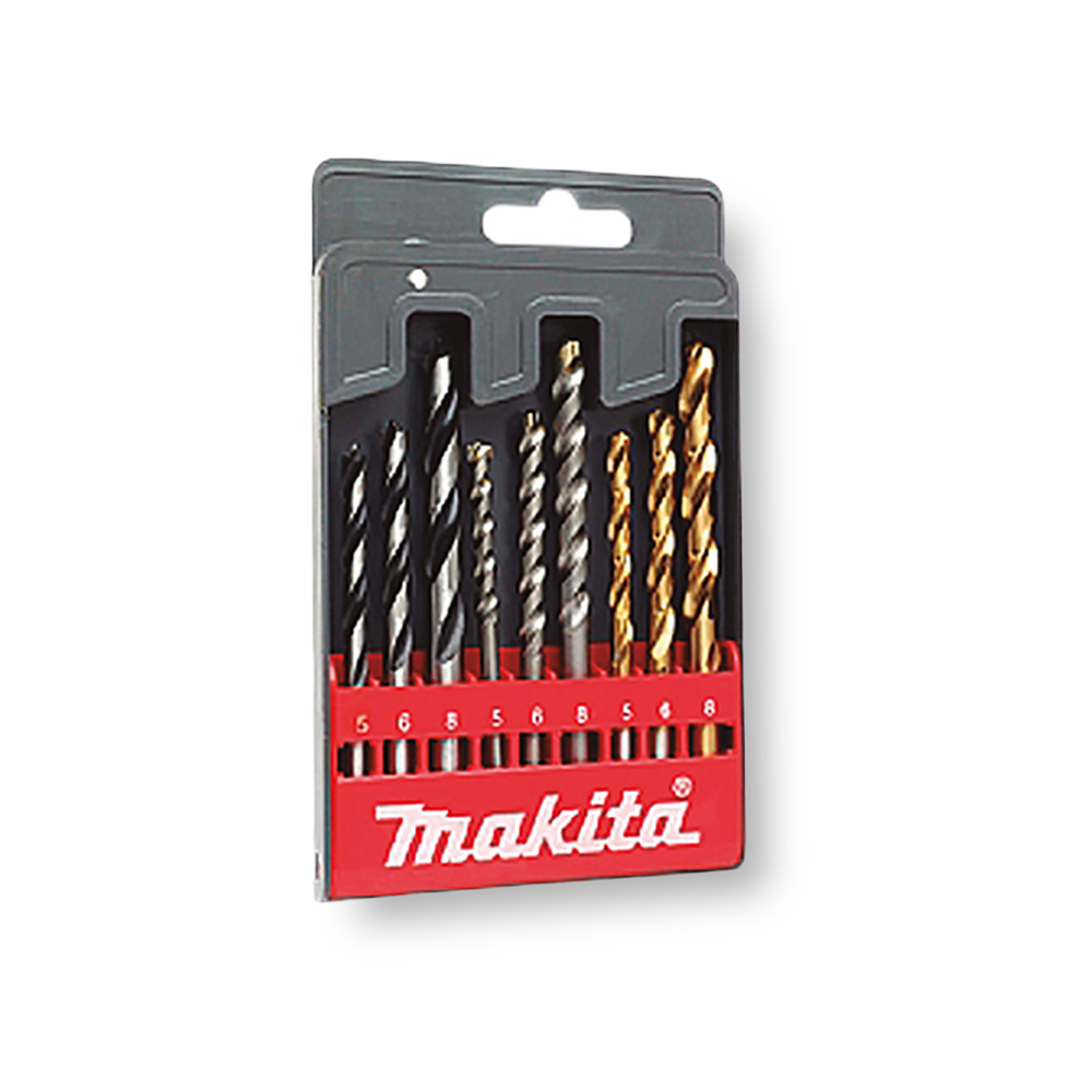 Kit de Brocas 9 Peças com Acessórios - Makita