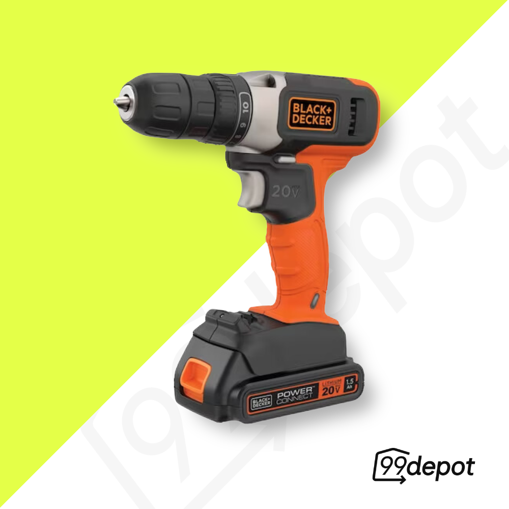 Parafusadeira/Furadeira 3/8" 20V Íon de Lítio Bivolt - Black+Decker