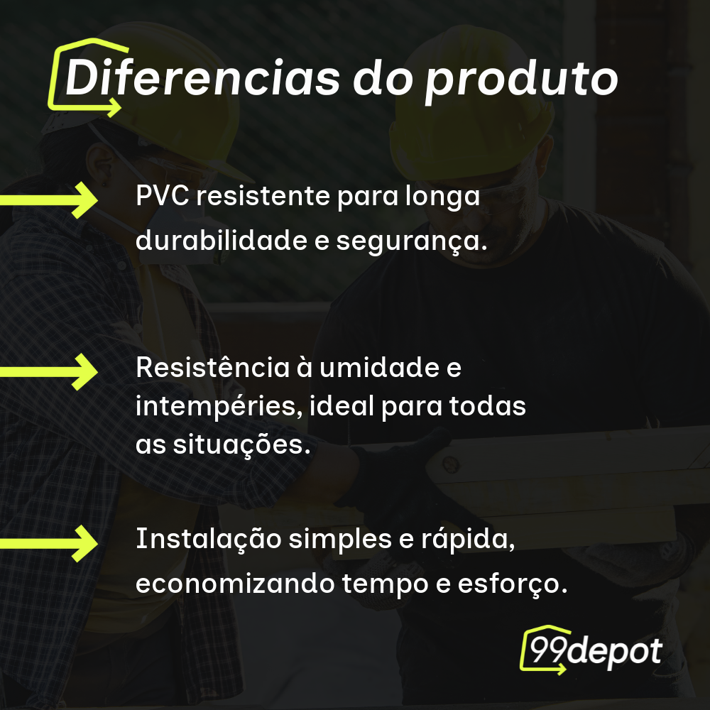 Eletroduto PVC 1/2" 3 Metros - Dantas