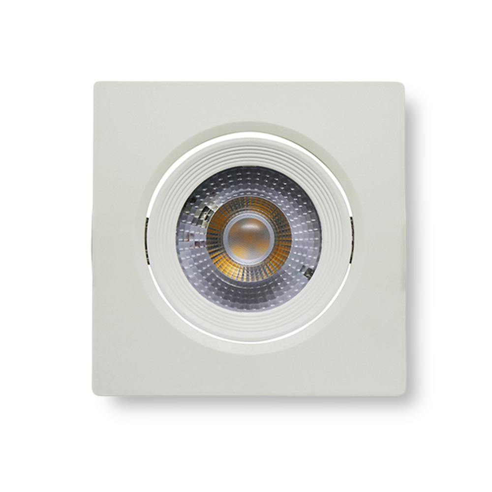 Spot Embutido 5W LED 3000K Quadrado - LED BEE