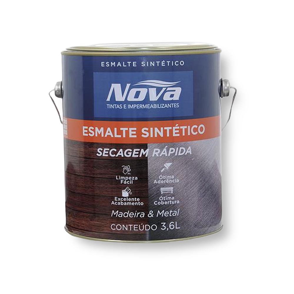 Esmalte Sintético Preto 3,6 Litros