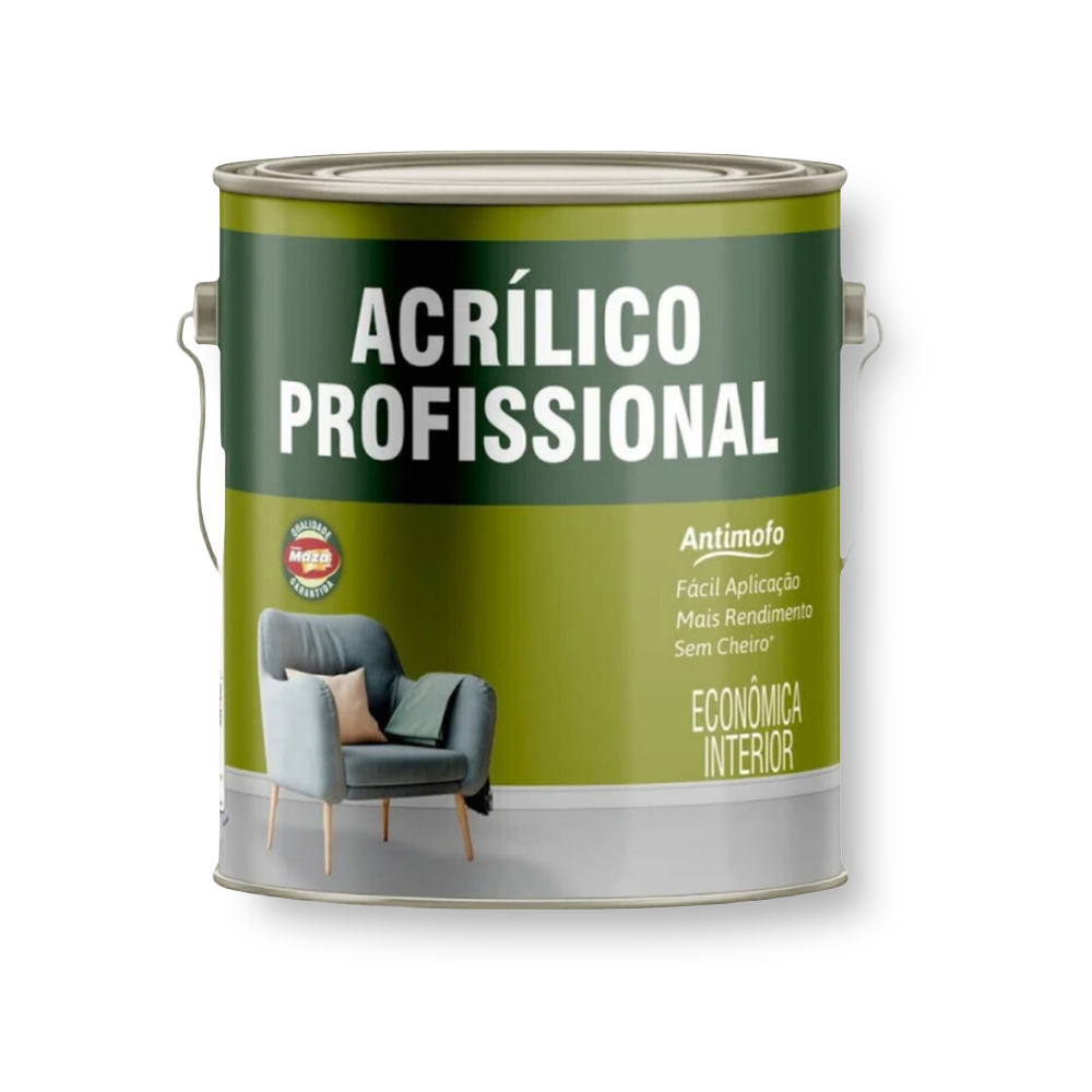 Tinta Acrílica Verde Viva 3,6L - Maza