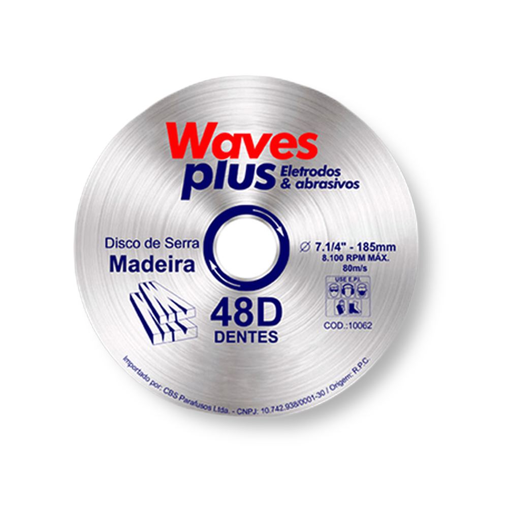 Serra Circular Widea Waves Plus 7.1/4x48x20