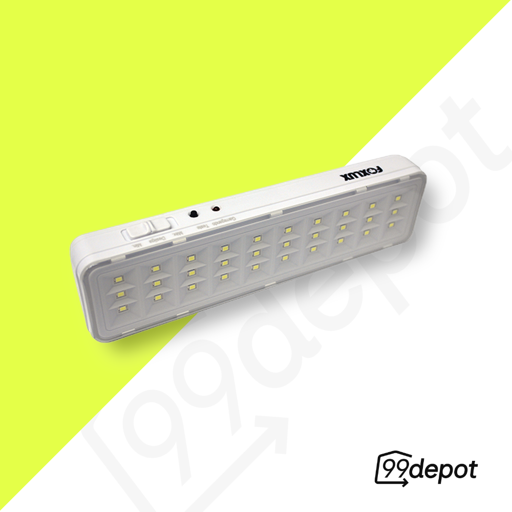 Luminária de Emergência Bivolt 30 LEDs - Foxlux