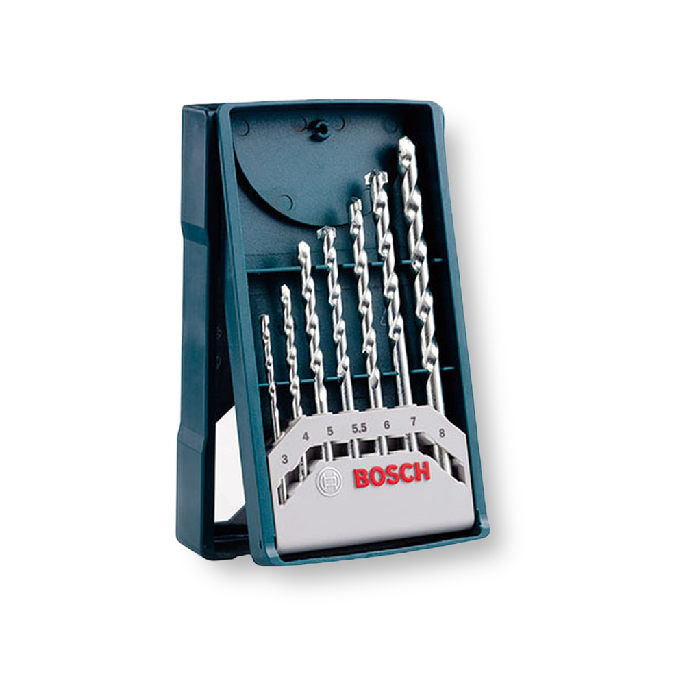 Kit de Brocas Widea 7 Peças 3,0 a 8,0 mm - Bosch