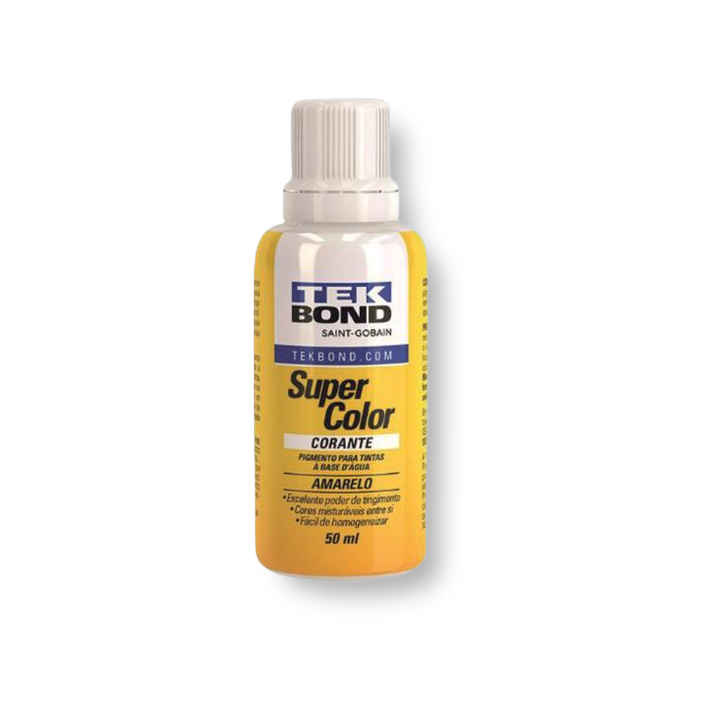 Corante Amarelo 50ml - Tekbond