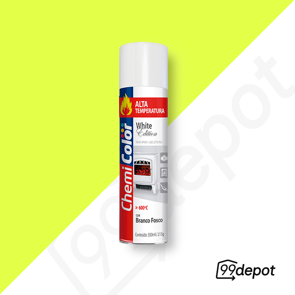 Spray Alta Temperatura Branco 350ml - Chemicolor