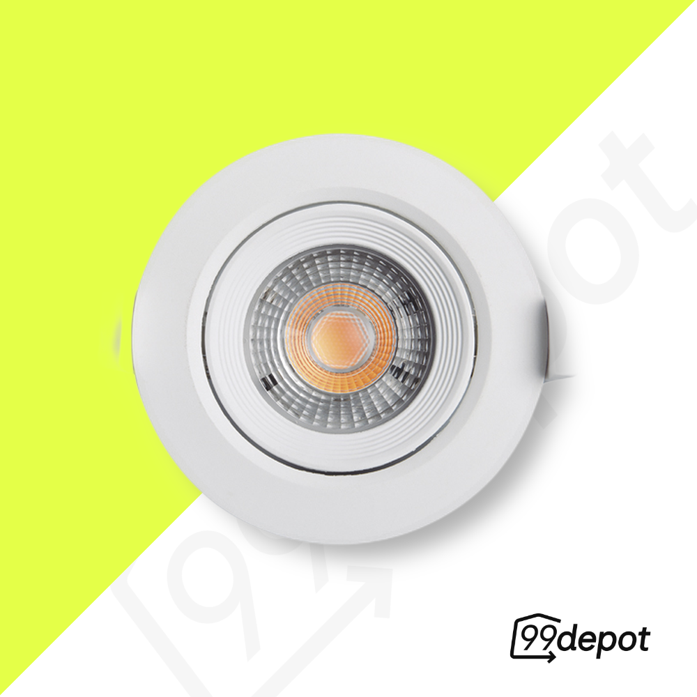 Spot Embutido LED 5W 3000K Redondo Branco