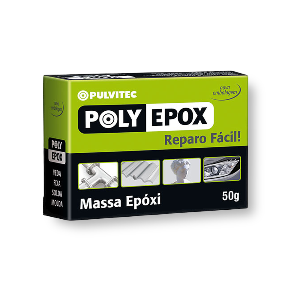 Epóxi Poliepox 50g - Pulvitec