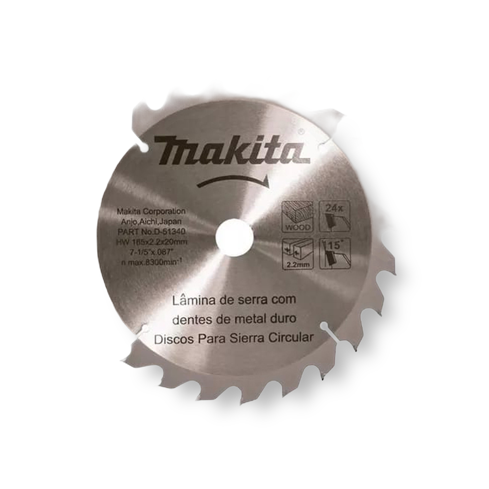 Serra Circular Widea 7 1/4" 24 Dentes - Makita