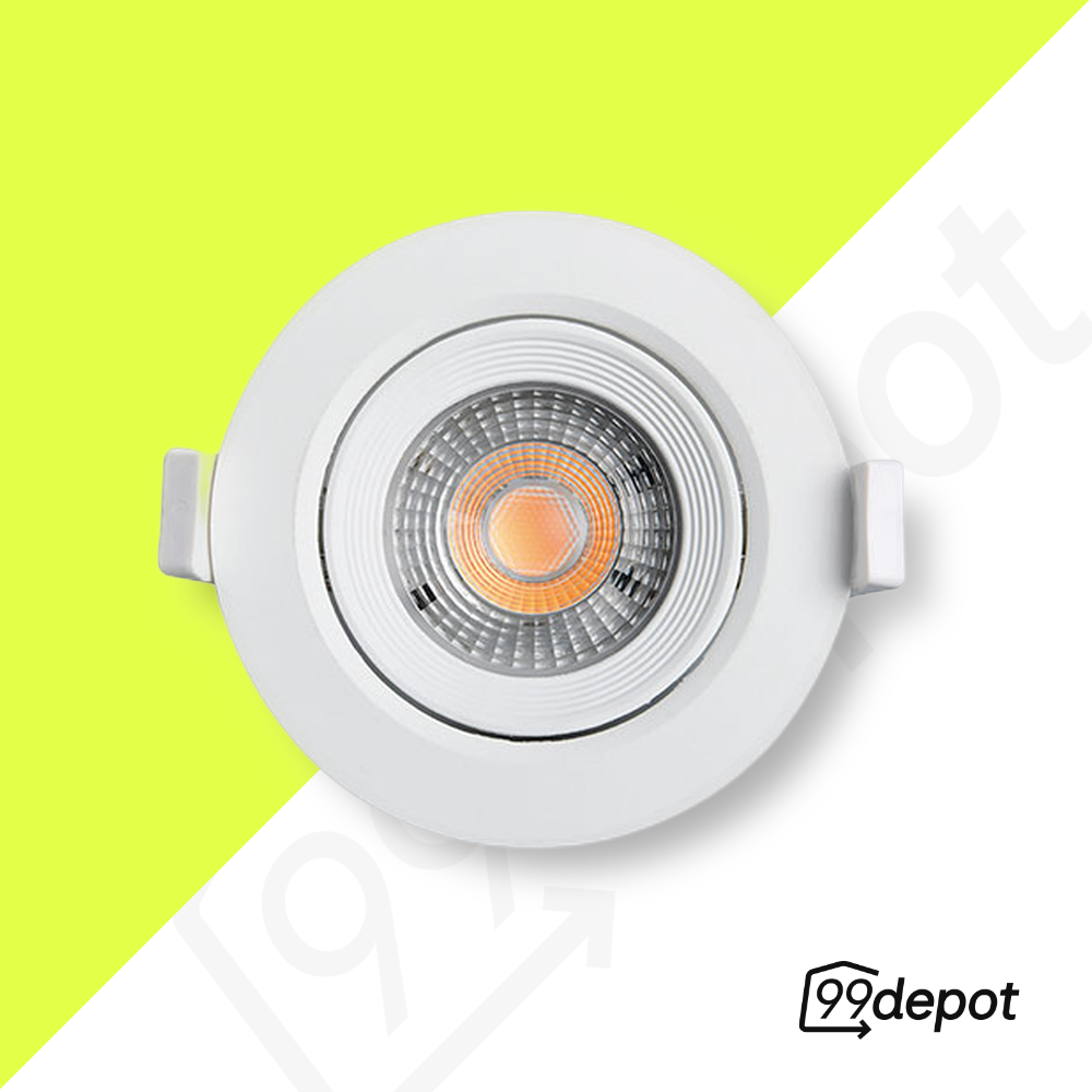 Spot LED 3W 3000K Redondo Branco