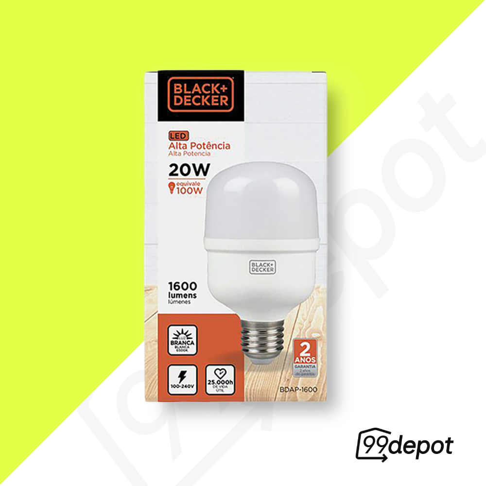 Lâmpada LED Globo 20W E27 6500K Bivolt