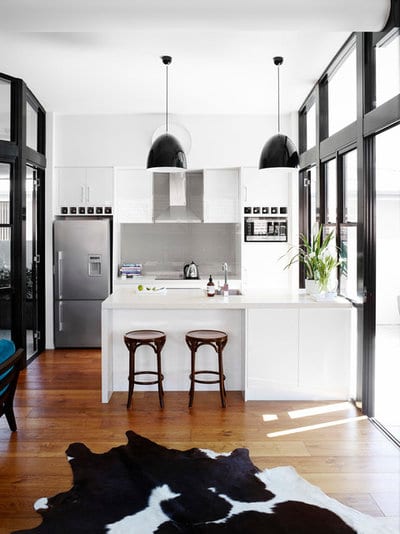 Vitro L25 4 folhas 150 x 100 Alumínio branco com grade