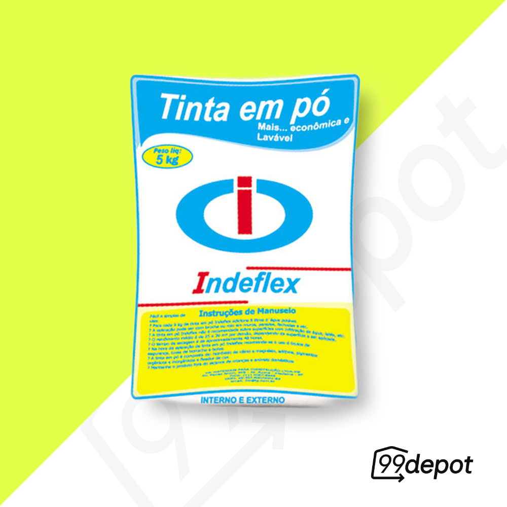 Tinta em Pó Amarelo 5 Kg - Indeflex