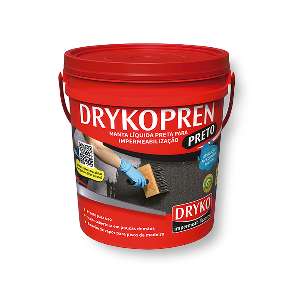 Drykopren Preto Balde 18kg - Dryko