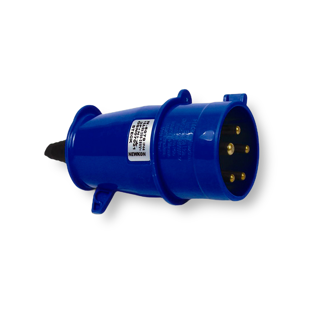 Plug 3P+T 16A 250V Azul