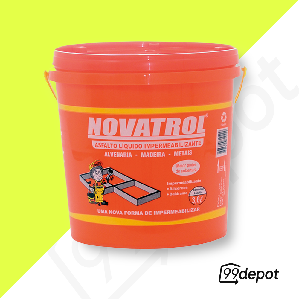 Impermeabilizante Novatrol Base Água 3,6L