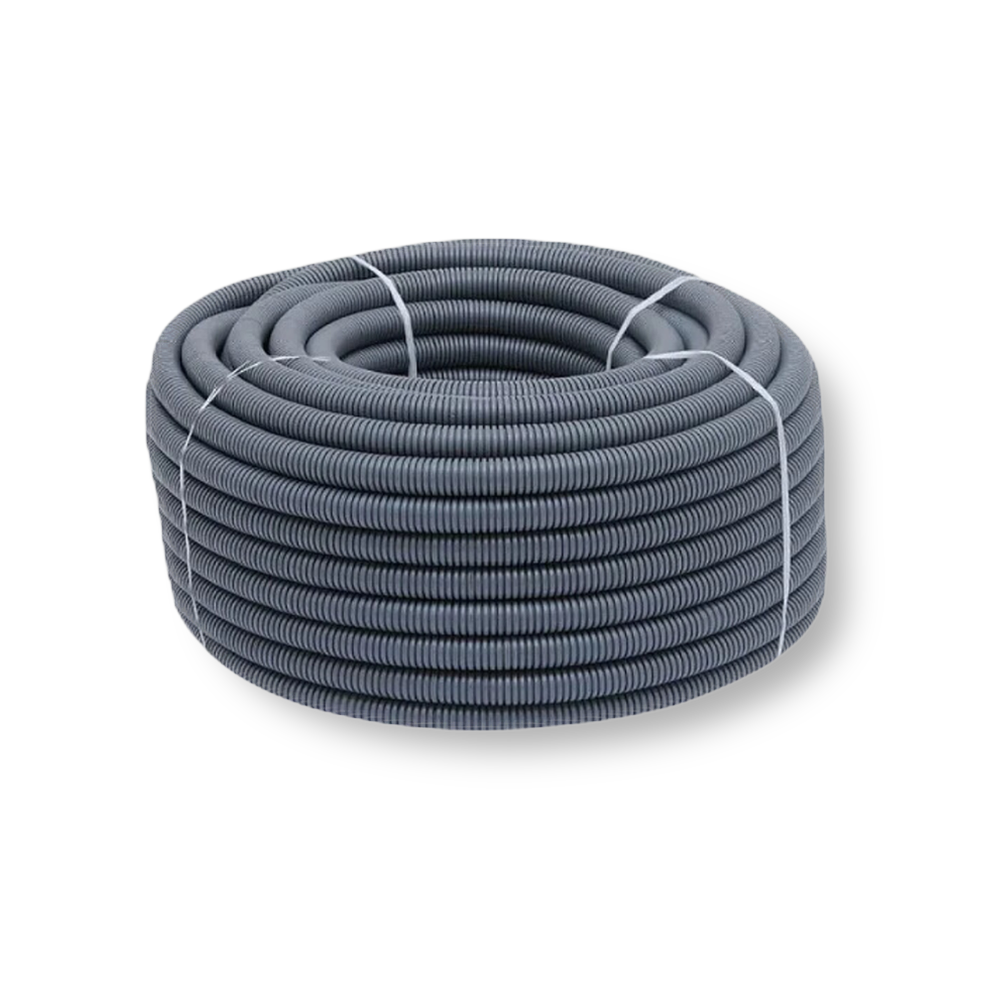 Eletroduto/Conduíte PVC Corrugado Cinza Flexível 1" 25m