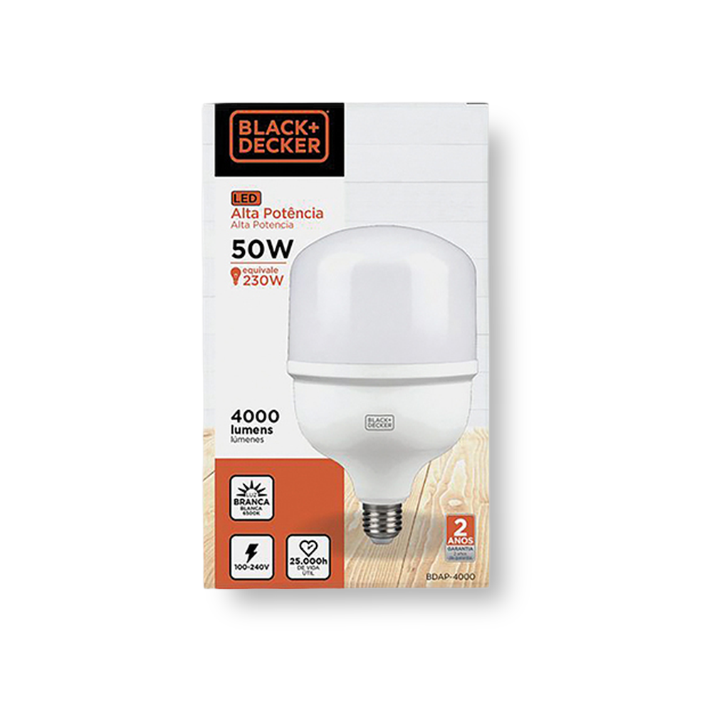 Lâmpada LED Globo 50W E27 6500K Bivolt