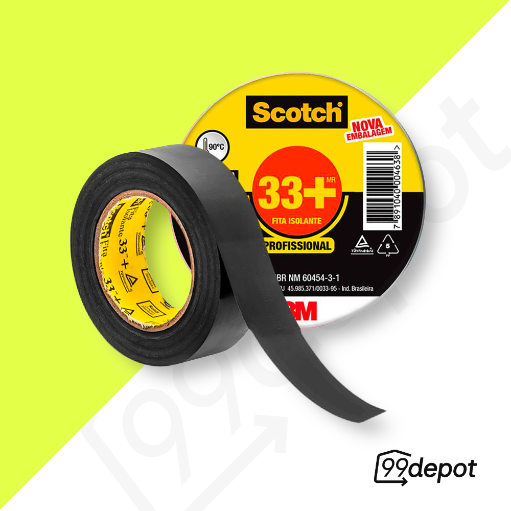 Fita Isolante Scotch 33+ 19mm 10m - 3M