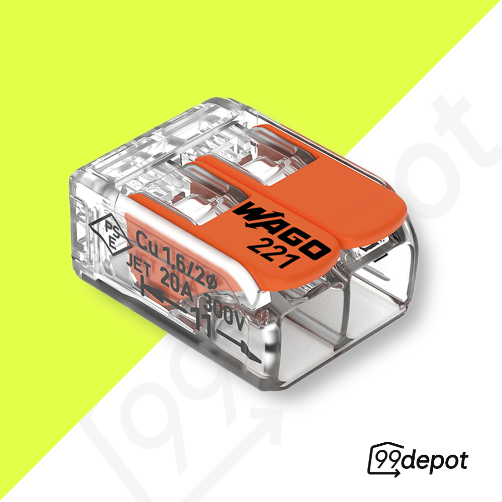 Conector Wago 221-412 2P 32A 4,0mm