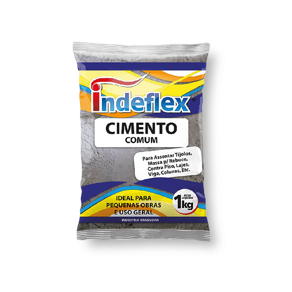 Cimento Cinza 1kg - Indeflex | 99depot