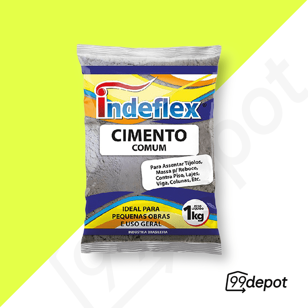 Cimento Cinza 1kg - Indeflex | 99depot