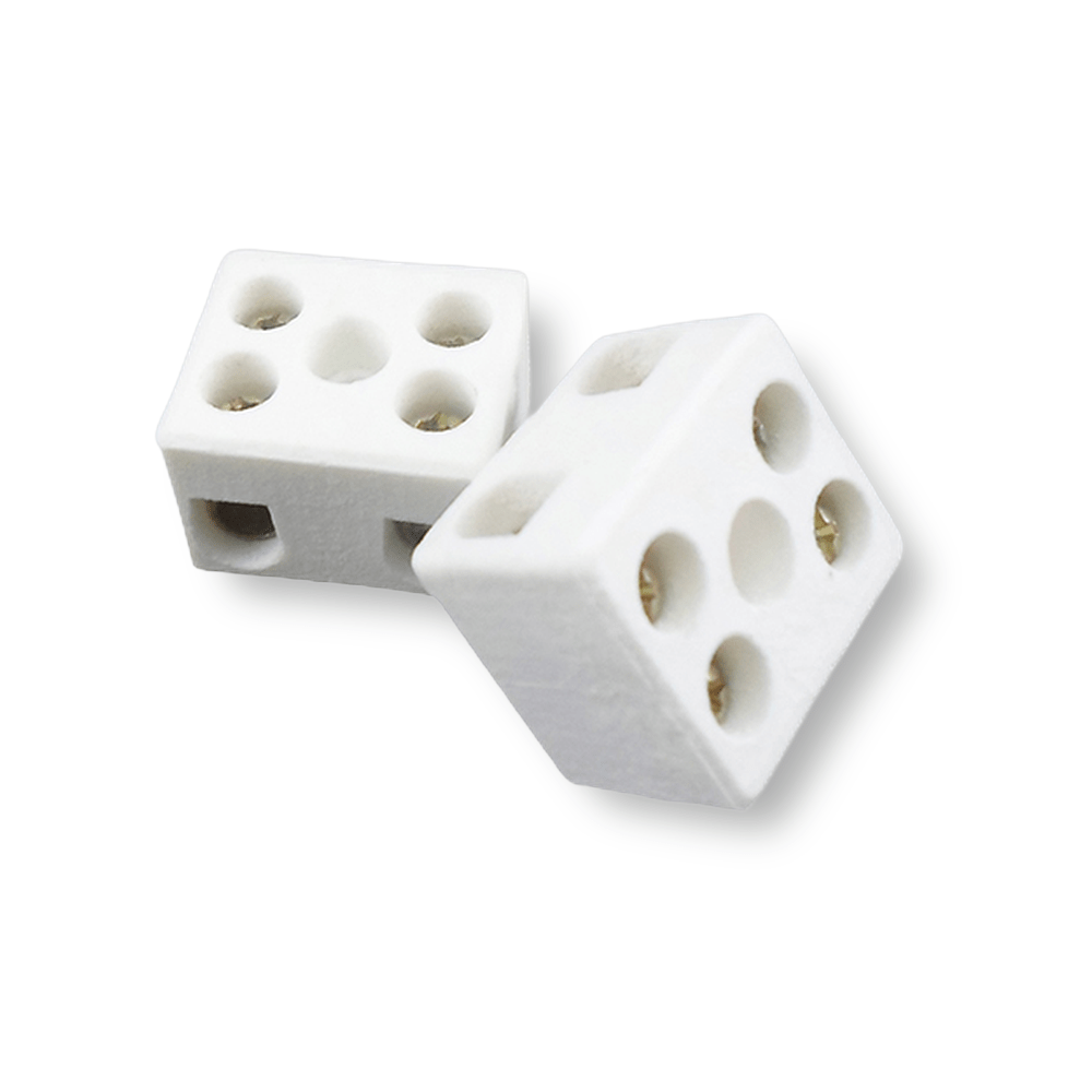 Conector de Porcelana 6 mm Bifásico | 99depot