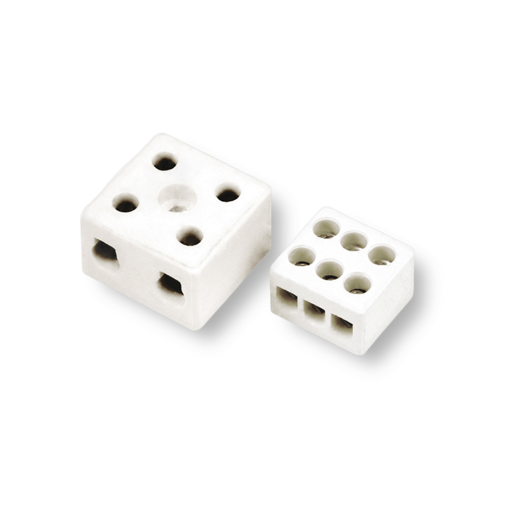 Conector Porcelana Bifásico 10mm - Foxlux | 99depot