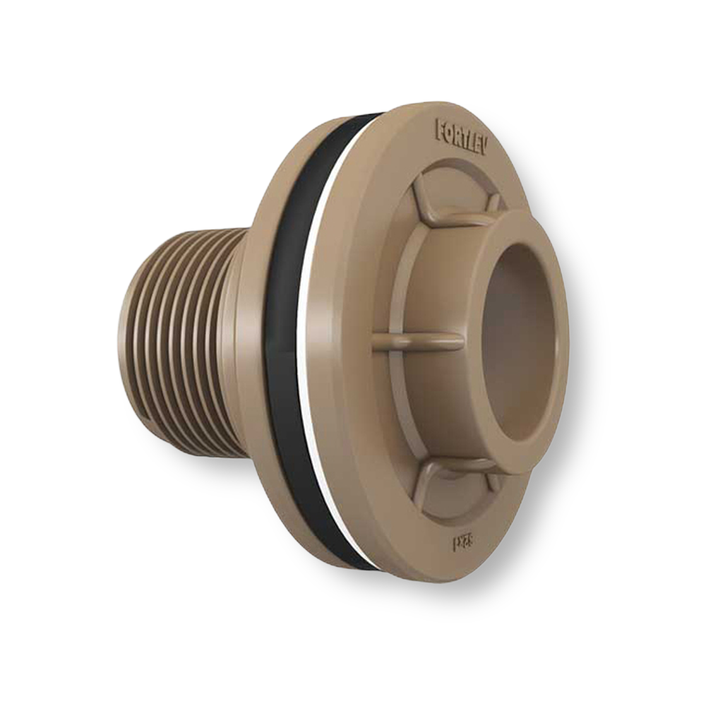 Adaptador com Flange 2" Marrom - Fortlev