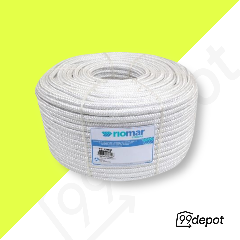 Corda Polietileno Branca UV 3mm 620m - Riomar