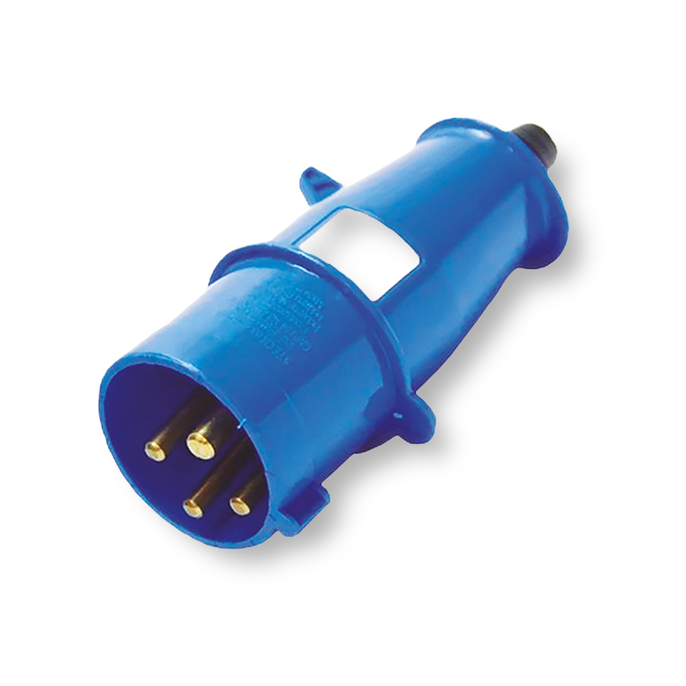 Plug Steck 3P+T 32A 200/250V 9H Azul