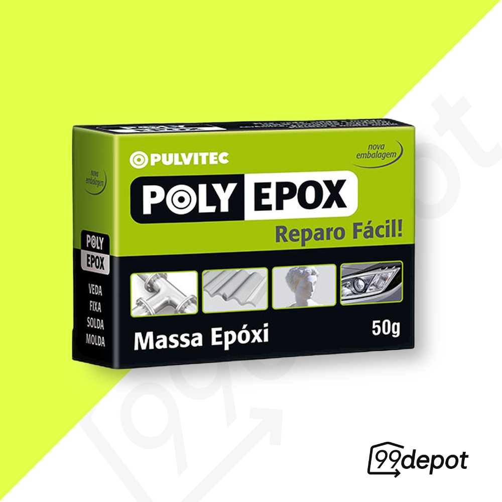 Epóxi Poliepox 50g - Pulvitec