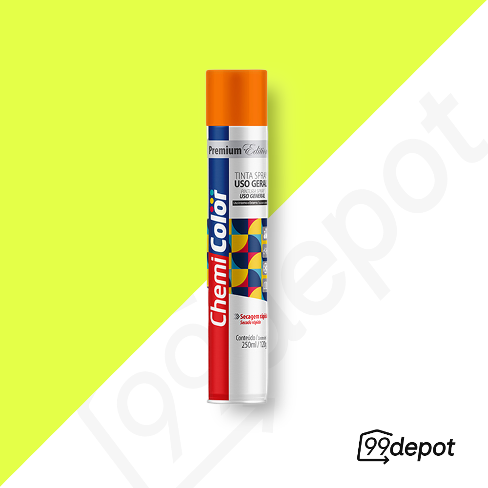 Spray Tinta Laranja 250ml - Chemicolor