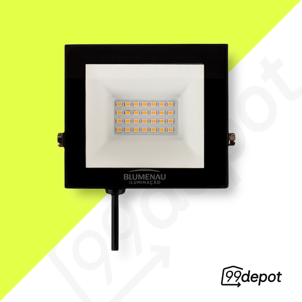 Refletor com LED 30W IP66 6500K - Blumenau