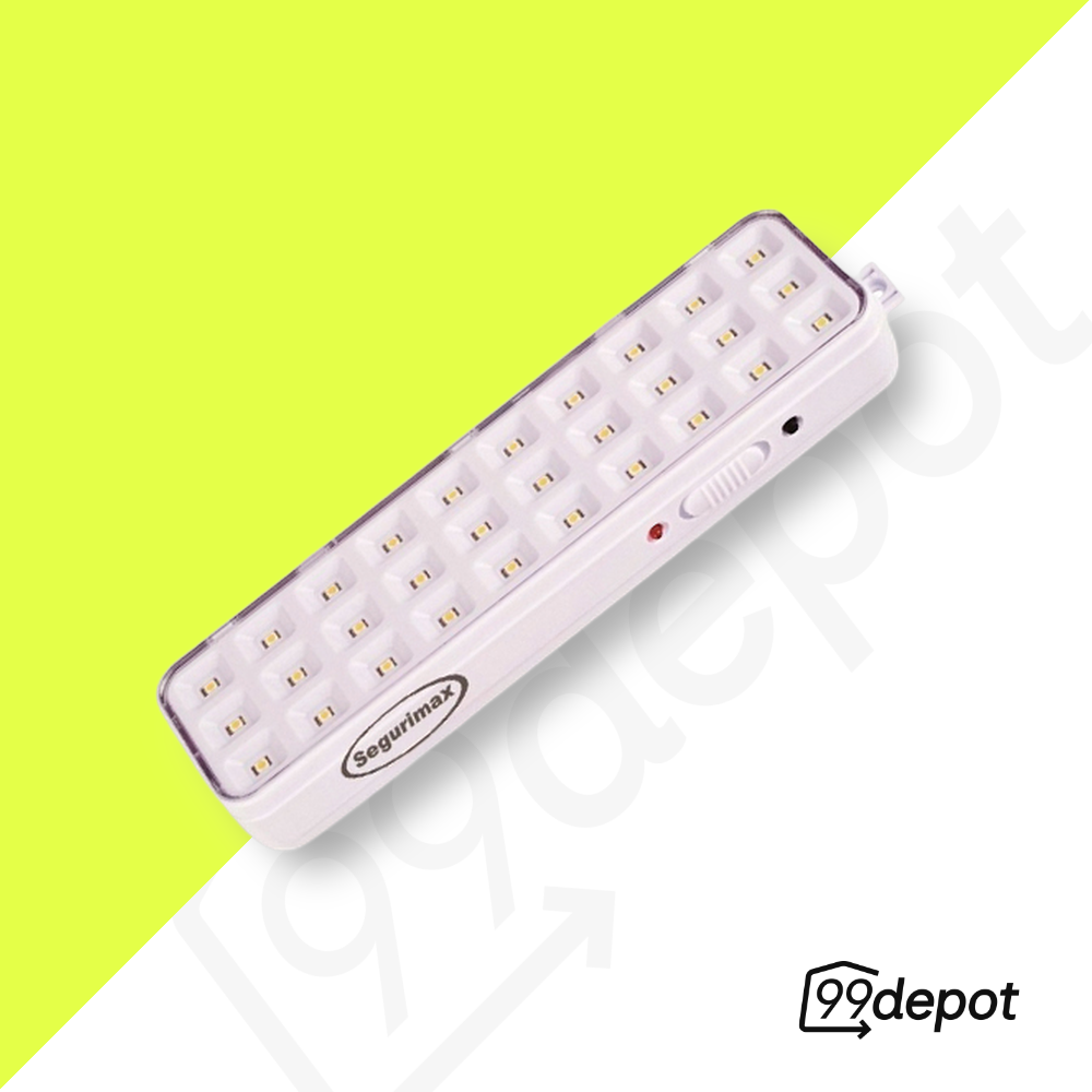 Luminária de Emergência Bivolt 30 LEDs - Segurimax