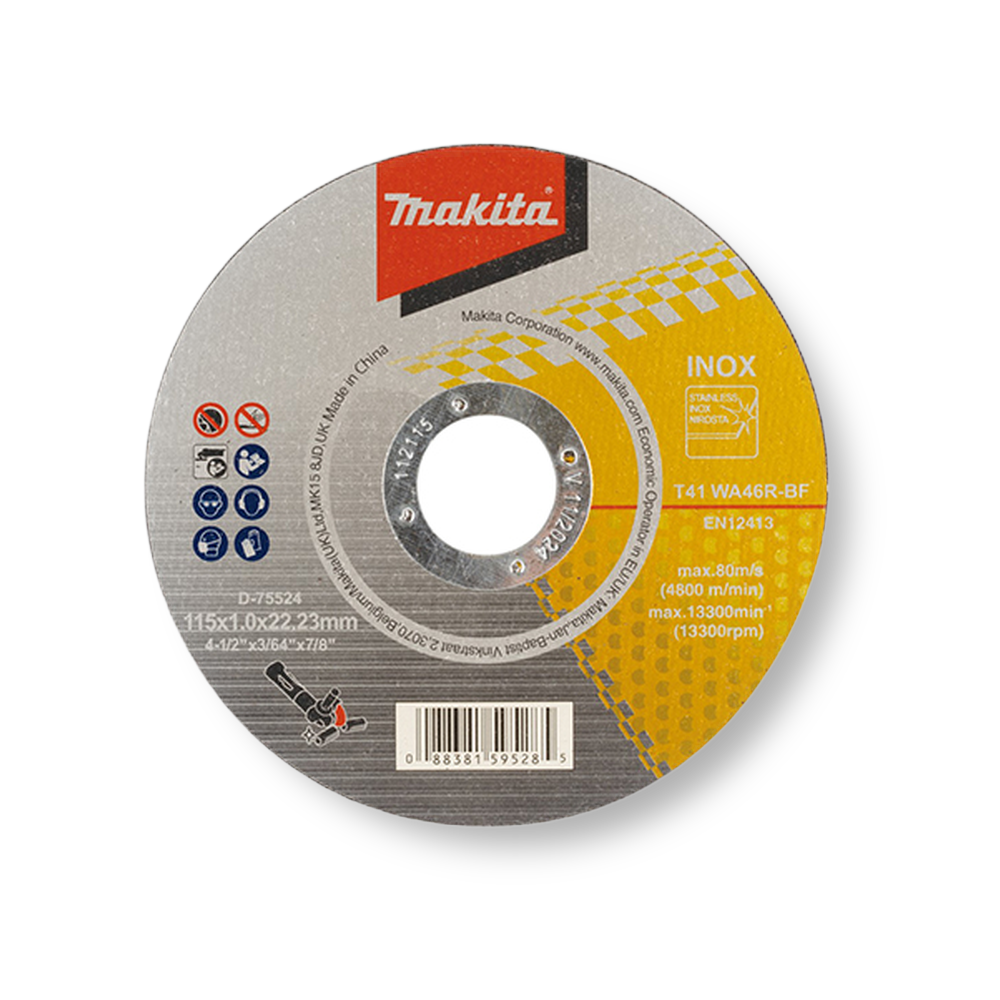 Disco de Corte Inox 4.1/2" x 1.0 mm - Makita