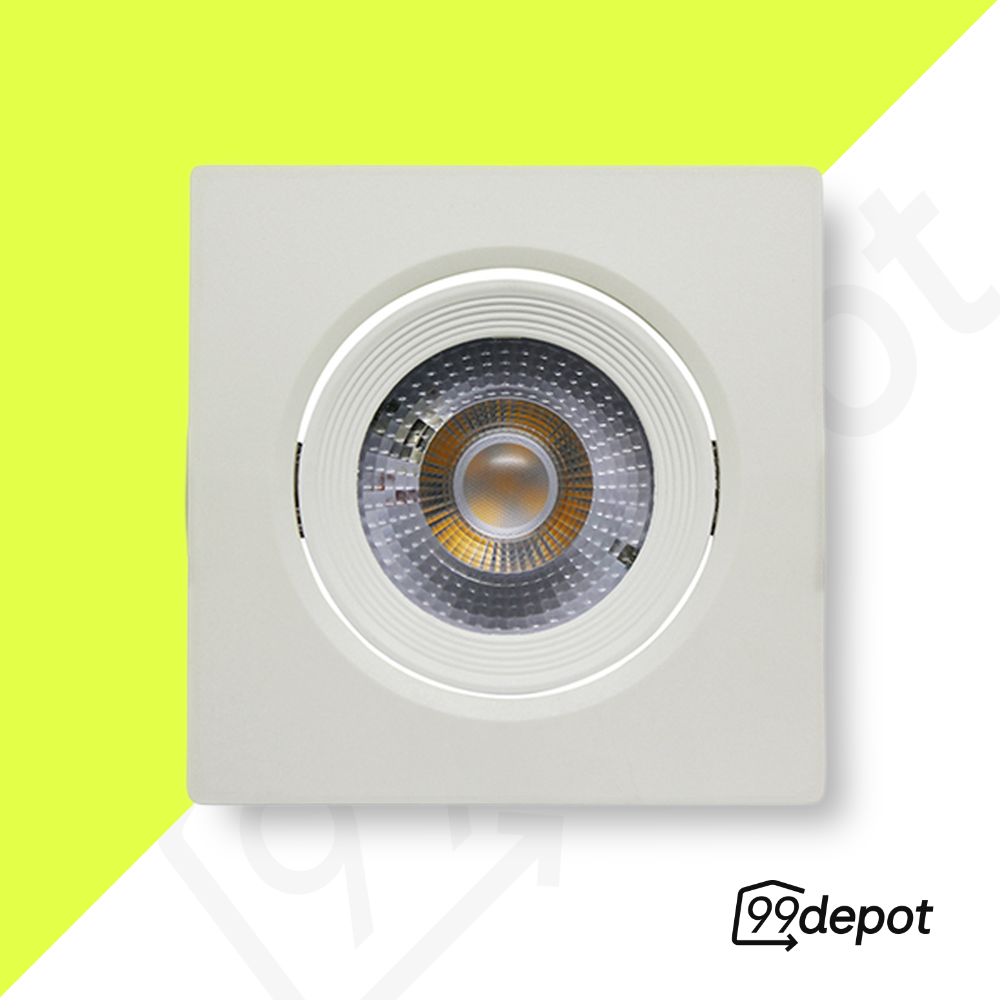 Spot Embutido 5W LED 3000K Quadrado - LED BEE