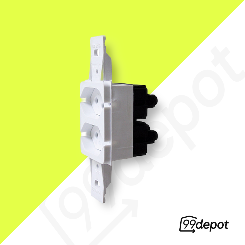 Tomada 2 Entradas 20A Sem Parafuso