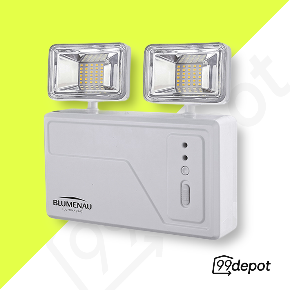 Luminária de Emergência LED 3000LM 18W - Blumenau