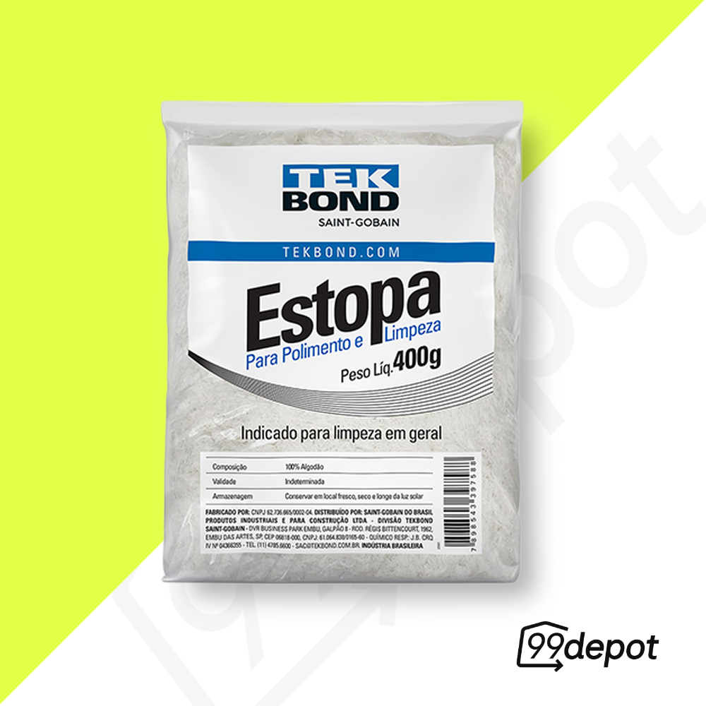 Estopa Para Uso Geral 400g - Tekbond