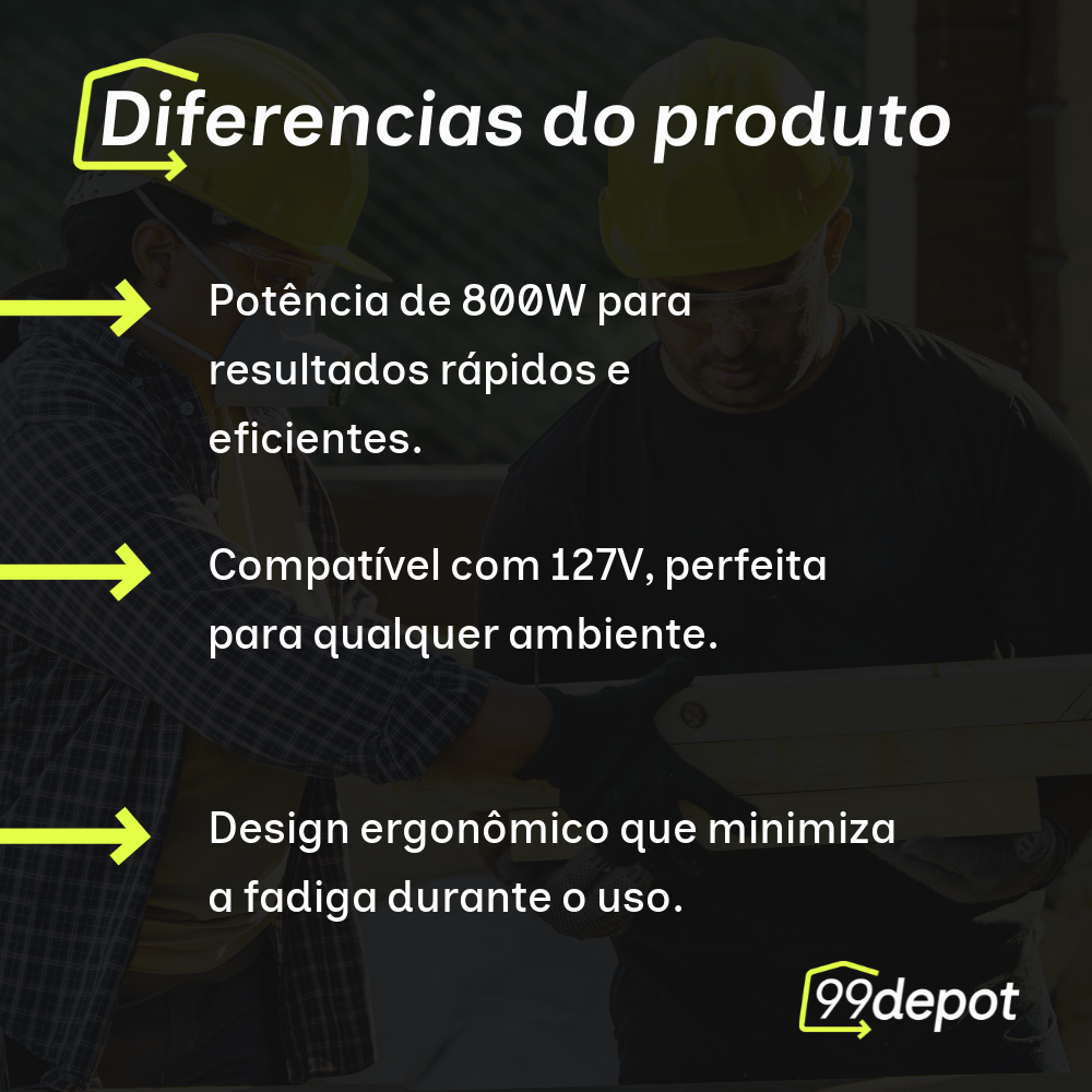 Esmerilhadeira Angular 4.1/2 127V 800W - Dewalt