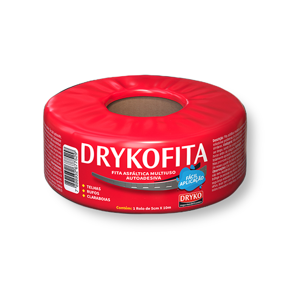 Fita Adesiva de Alumínio 05cm x 10m - Dryko