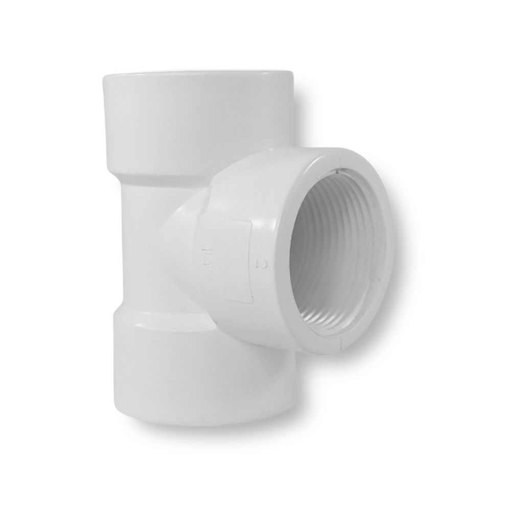 Tee de PVC 3/4" x 3/4" Branco - Plastilit