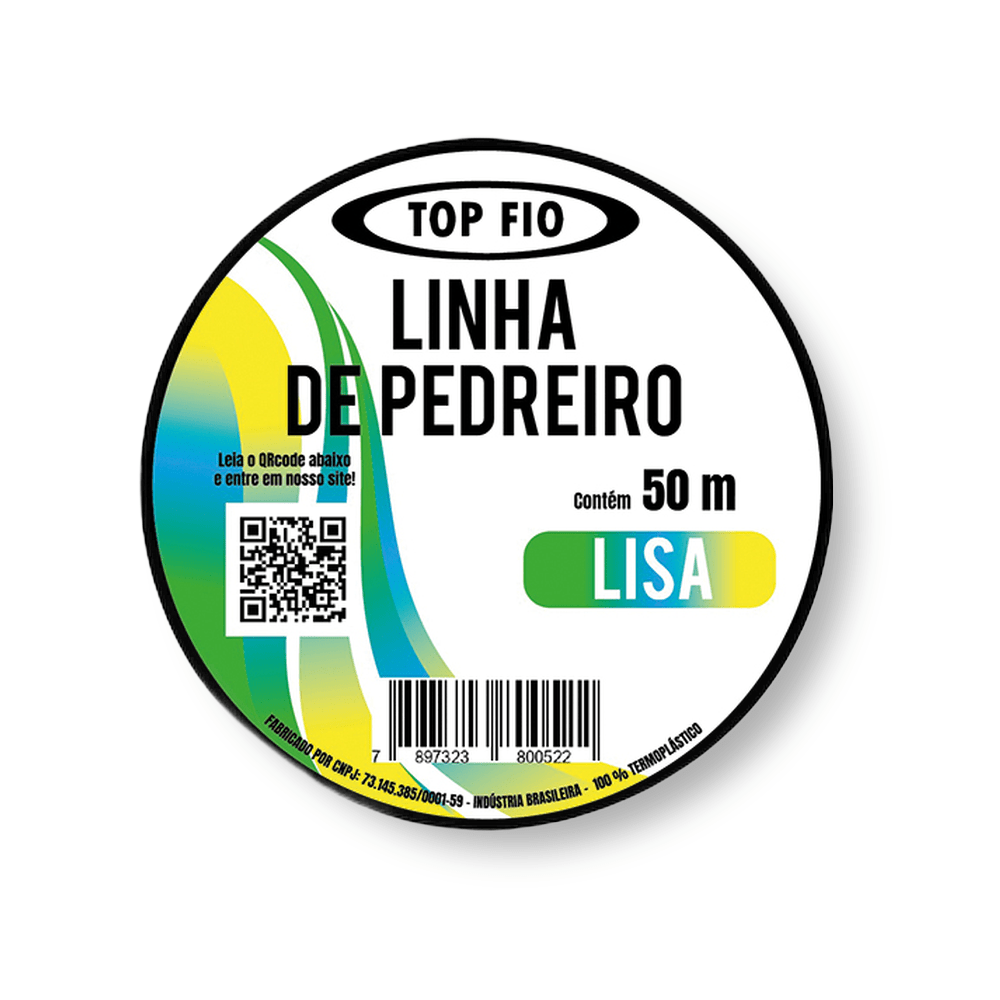 Linha de Pedreiro Fio Liso 50m | 99depot