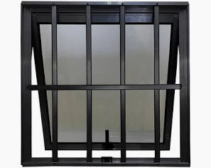 Maxim ar L25 Aluminio preto 80 x 80 - Com grade