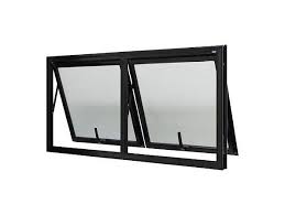 Janela Maxim ar L14  2seções  160 x 80 - aluminio preto - 99depot