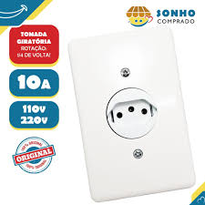 Tomada completa de embutir giratória  20 amp V43 E- 99depot